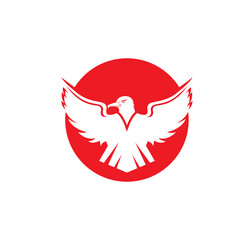 Eagle logo template vector icon