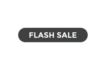 Flash sale button web banner templates. Vector Illustration
