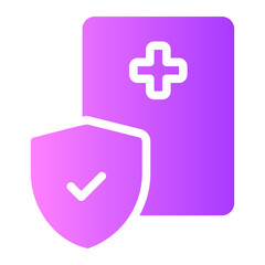 insurance gradient icon