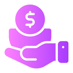 poverty gradient icon