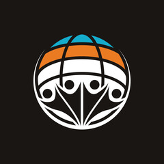 Teamwork logo template icon design