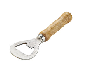 bottle opener isolated on white background.