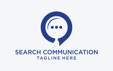 SEARCH LOGO AND COMMUNICATION SIMPLE MODERN ABSTRACT