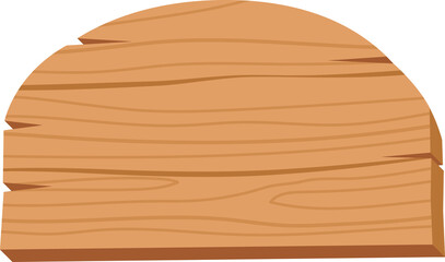 wooden badge banner, wooden plank plate