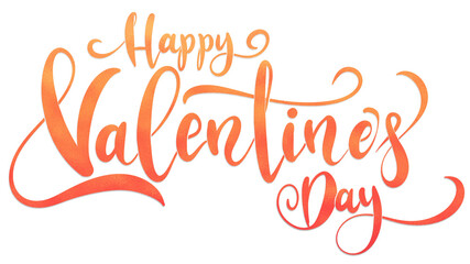 HAPPY VALENTINES DAY TYPOGRAPHY