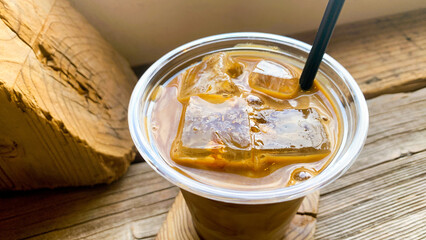 氷たっぷりのアイスコーヒー