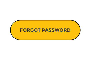 Forgot password button web banner templates. Vector Illustration
