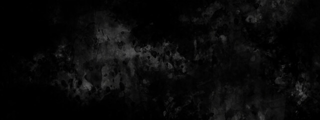 Blank and grey chalkboard background texture in college concept for back to school panoramic. dark texture chalk board. Empty classroom blackboard background. 