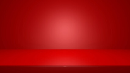 Empty room with Wall Background. 3D illustration, 3D rendering