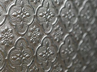 retro glitter pattern glass window background