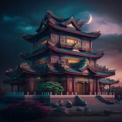 grand magical Chinese Palace