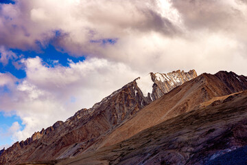 The landscape around Pangong Lake in Ladakh, India