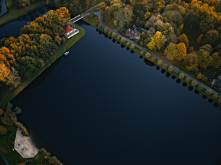 12-12-2022 Aerial View of Park Madestein in The Hague, Netherlands