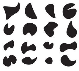 Abstract wave shape on white background.