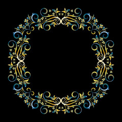 Decorative frames, Retro ornamental frame, Vintage rectangle ornaments and ornate border	