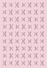 Pink card. Valentine's day card. Abstract background.