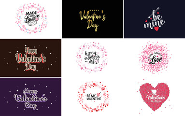 Fototapeta na wymiar Love word art design with a heart-shaped background and a sparkling effect