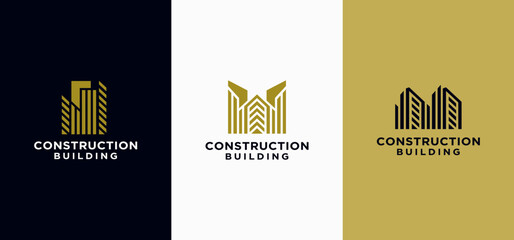 dream house and building construction logo architect vector, modern, home contractor business logo