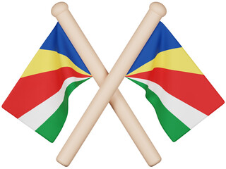 Seychelles Flag 3D Icon