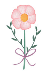 bouquet of flowers watercolor illustration 