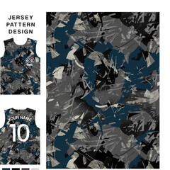 Abstract camouflag concept vector jersey pattern template for printing or sublimation sports uniforms football volleyball basketball e-sports cycling and fishing Free Vector.