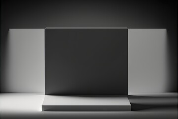 Minimal scene podium abstract background product show with Ai Generated