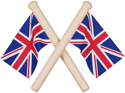 United Kindom Flag 3D Icon