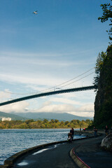 VANCOUVER - MAY 2019 Vancouver Canada. Lions Gate Suspension Bridge in Vancouver BC