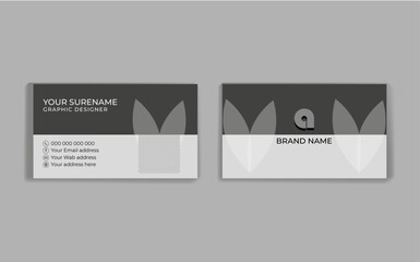 Creative professional business card design Modern business card design, Smart Business Very nice smart business card design, Card Size 3.5"× 2" AI.  
