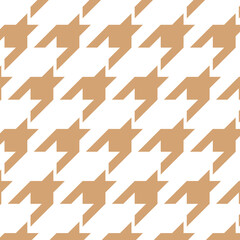 Houndstooth seamless pattern. Vector illustration