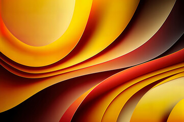 yellow abstract wave wallpaper, yellow background, yellow color