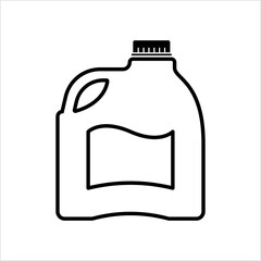Gallon Of Milk Icon, Big Plastic Bottle