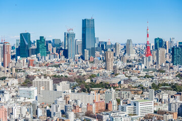 Fototapeta na wymiar 日本の首都の東京