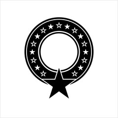 Stars In Circle Design