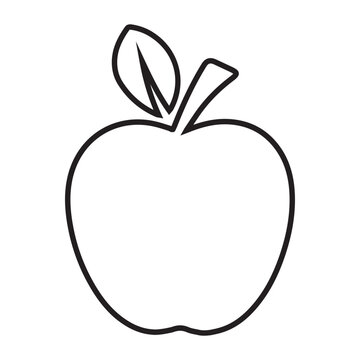 Apple, fruit, healthy icon