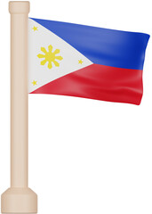 Philippines Flag 3D Icon