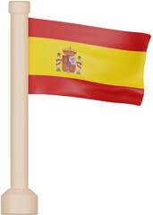 Spain Flag 3D Icon