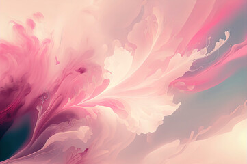 Fototapeta na wymiar modern pink pastel wallpaper, pink pastel abstract fluid wave background