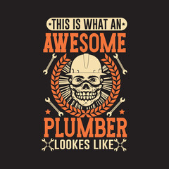 Plumber T shirt Designs
