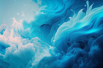 Fototapeta na wymiar blue pastel abstract wallpaper, blue pastel wave background
