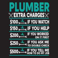 Plumber T shirt Designs