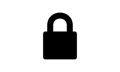 Lock, password. Lock icon isolated. Security symbol for web site design, logo, app, UI. Logo pictogram. Padlock. Vector illustration.