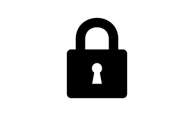 Lock, password. Lock icon isolated. Security symbol for web site design, logo, app, UI. Logo pictogram. Padlock. Vector illustration.