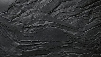 Black or dark gray rough grainy stone texture background.