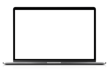 ノートパソコンの画像合成用素材