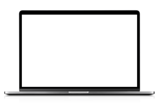 ノートパソコンの画像合成用素材