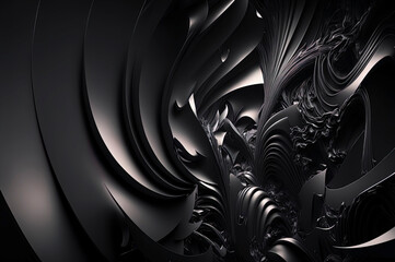 abstract black background, abstract wave background with black color