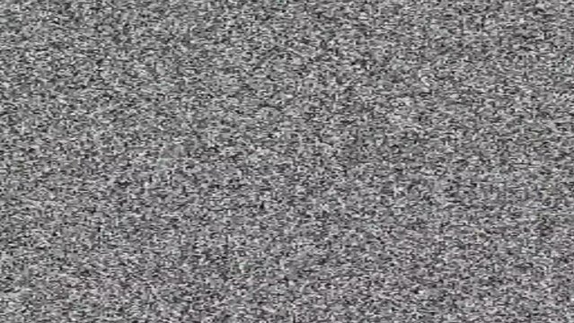 tv noise grain small black and white