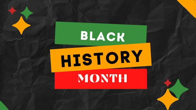 Black History Month background 