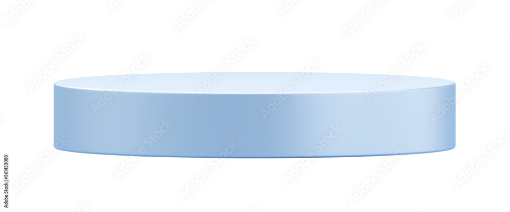 Poster light blue podium product png transparent background 3d platform show stage scene of minimal modern 